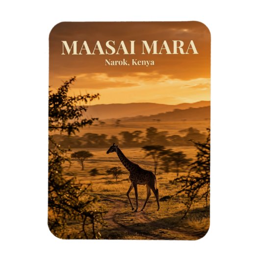 Masai Mara, Narok, Narok County Magnet (Vertikal)