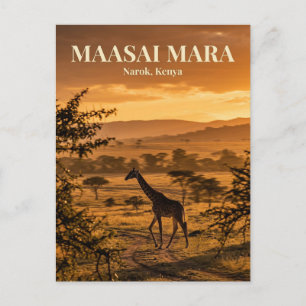 Masai Mara, Narok, Narok County Postkarte