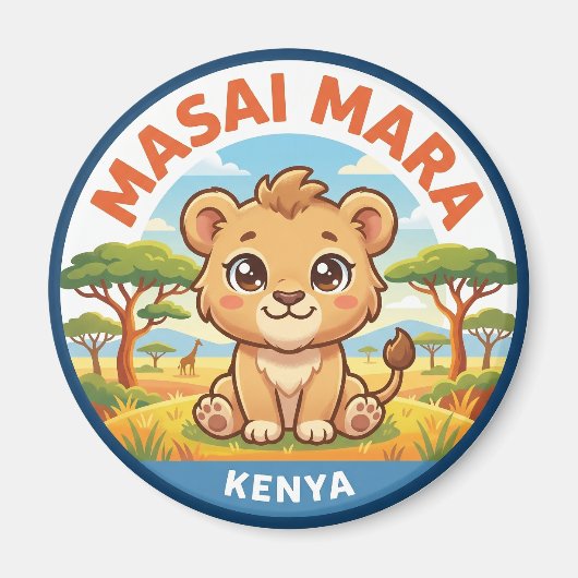 Masai Mara Nationalreservat KENYA Magnet (Vorne)