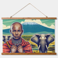MASAI WALL HANGING TAPESTRY