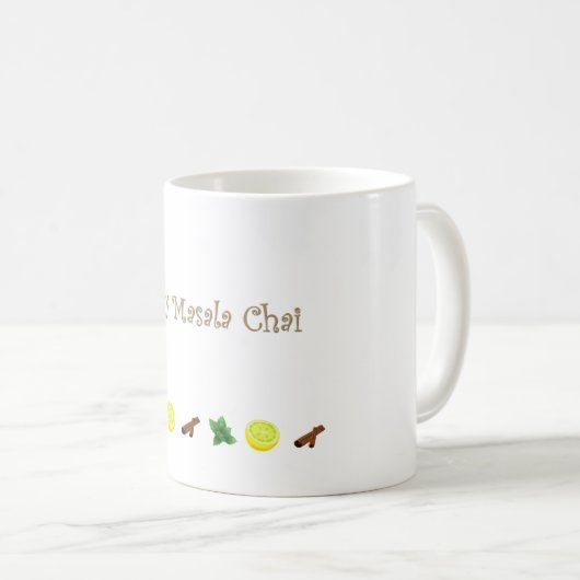 Masala Chai Schale Kaffeetasse (VorderseiteRechts)