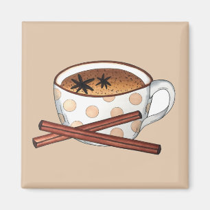 Masala Chai Teacup Indian Spiced Black Tee Cuppa Magnet