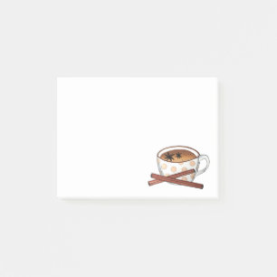 Masala Chai Teacup Indian Spiced Black Tee Cuppa Post-it Klebezettel