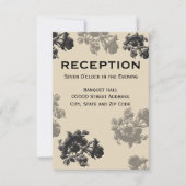 Masala Flora Hochzeitsempfang Einladung (Vorderseite)