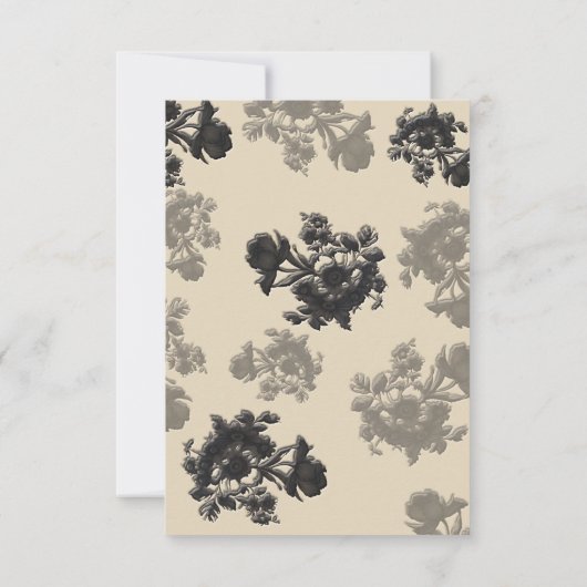 Masala Flora Wedding RSVP (Rückseite)