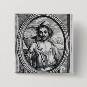 Masaniello, graviert von Petrus de Iode Button