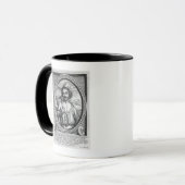 Masaniello, graviert von Petrus de Iode Tasse (Vorderseite Links)