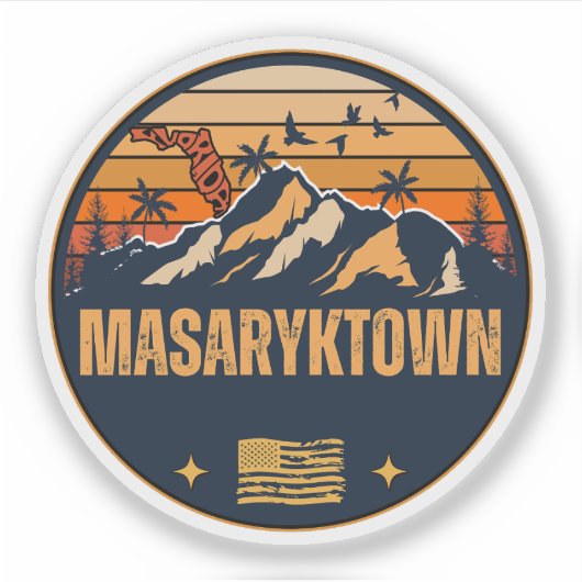 Masaryktown, Florida Aufkleber (Vorderseite)
