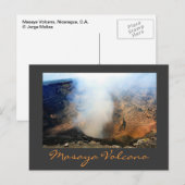 Masaya Vulkan, Nicaragua, C.A. Postkarte (Vorne/Hinten)