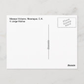 Masaya Vulkan, Nicaragua, C.A. Postkarte (Rückseite)
