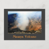Masaya Vulkan, Nicaragua, C.A. Postkarte (Vorderseite)