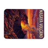 Masaya-Vulkan Nicaragua Magnet (Horizontal)