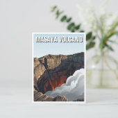 Masaya-Vulkan Postkarte (Stehend Vorderseite)