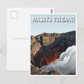 Masaya-Vulkan Postkarte (Vorne/Hinten)