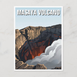 Masaya-Vulkan Postkarte