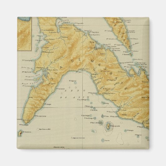 Masbate und Tico Nr. 17 Magnet (Vorne)