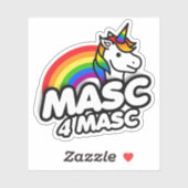 Masc 4 masc aufkleber (Blatt)