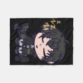 Masc Rover Chibi Wuthering Waves Sticker Fleecedecke (Vorderseite (Horizontal))