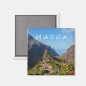 Masca in Spanien Magnet (Vorderseite/Rückseite)