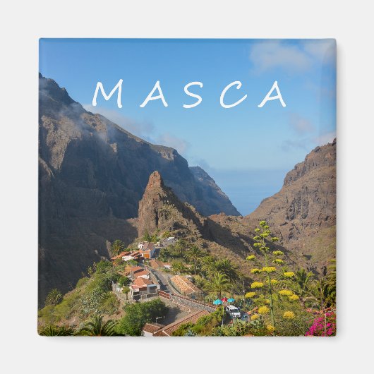 Masca in Spanien Magnet (Vorne)