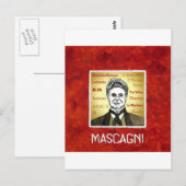 Mascagni Postkarte (Vorne/Hinten)