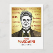 Mascagni Postkarte (Vorderseite)