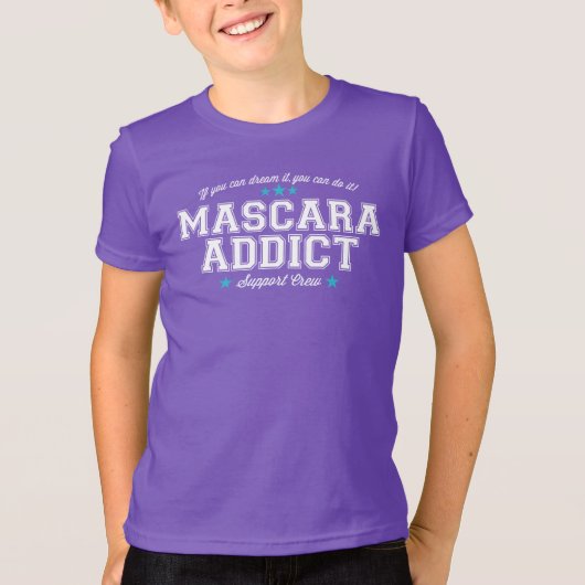 Mascara Addict Support-Crew T-Shirt (Vorderseite)