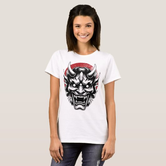 máscara de samurai- japan  T-Shirt (Vorne ganz)