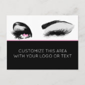 Mascara oder Eyelash Business Postkarte (Vorderseite)