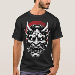 Máscara Oni/ Máscara samurai  T-Shirt
