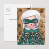 Mascara Postkarte (Vorne/Hinten)