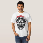 máscara Samurai/ japan T-Shirt (Vorne ganz)
