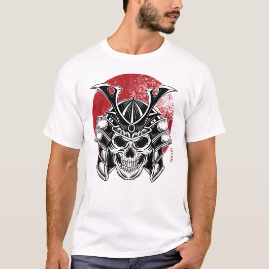 Máscara Samurai Oni / Samurai Oni Mask T-Shirt (Vorderseite)