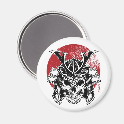 Máscara Samurai / Samurai Mask Magnet (Vorderseite/Rückseite)