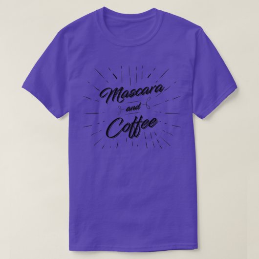 Mascara und Coffee Product Gift Collection für Wom T-Shirt (Design vorne)
