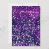 Mascarada de cumpleaños personalizada en negro einladung (Rückseite)