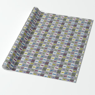 Maschen Geschenkpapier