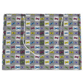 Maschen Große Geschenktüte (Vorderseite)