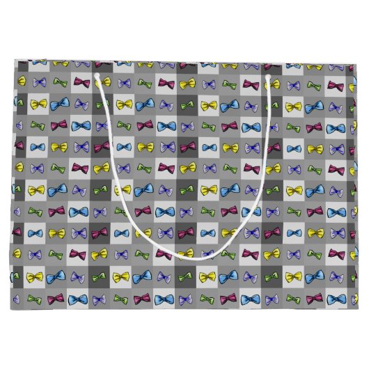 Maschen Große Geschenktüte (Rückseite)