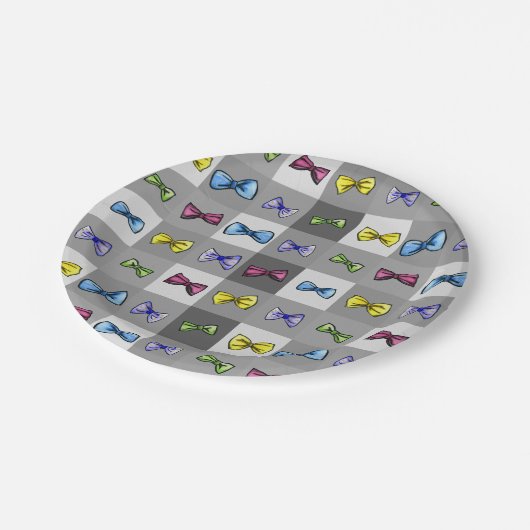 Maschen Pappteller (Schrägansicht)