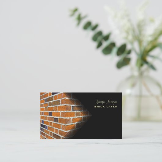 Maschen, Steinarbeiter Visitenkarten Visitenkarte (Stehend Vorderseite)