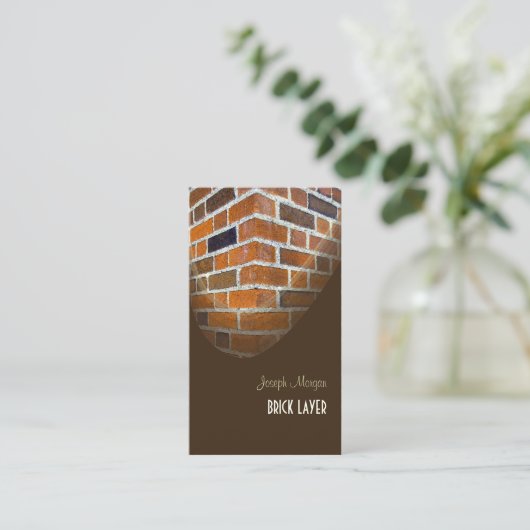 Maschen, Steinarbeiter Visitenkarten Visitenkarte (Stehend Vorderseite)