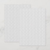 Maschendesign 31 RSVP karte (Vorne/Hinten)