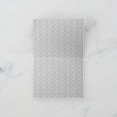 Maschendesign Fifty Dankeskarte (Innenseite)