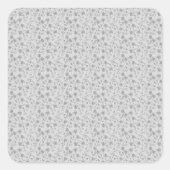 Maschendesign Fifty Quadratischer Aufkleber (Vorderseite)