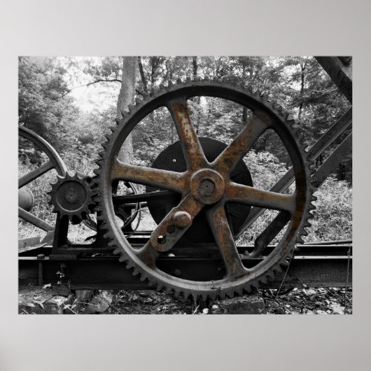 MASCHINE ABANDONIERT IN FOREST POSTER (Vorne)