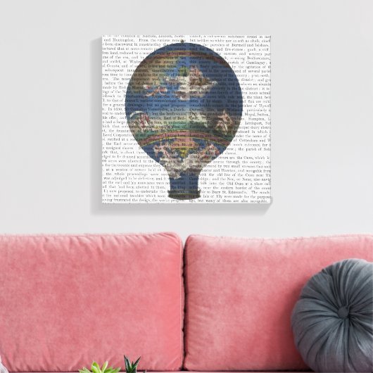 Maschine Aerostatique Heißluftballon Leinwanddruck (Insitu (Wohnzimmer))