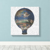 Maschine Aerostatique Heißluftballon Leinwanddruck (Insitu (Holzboden))