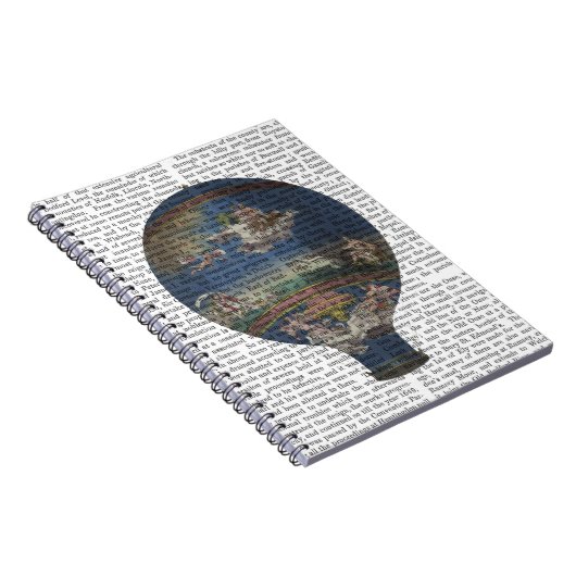 Maschine Aerostatique Heißluftballon Notizblock (Rechte Seite)