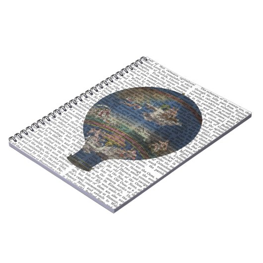 Maschine Aerostatique Heißluftballon Notizblock (Linke Seite)